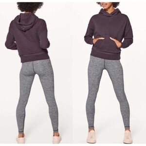 Lululemon Scuba Oversized Hoodie Pullover Sweatshirt Dark Plum sz 4